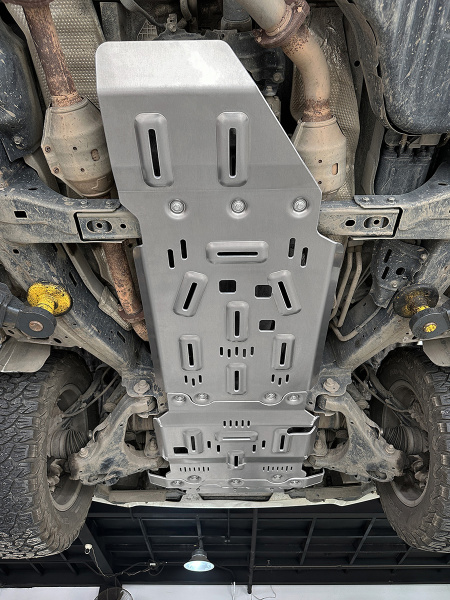 Защита Falcon радиатора, картера, РК, КПП для Toyota Land Cruiser 200, алюминий, 8 мм