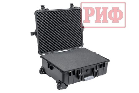 Кейс защитный ударопрочный РИФ 616х493х220 мм на колесах с телескопической ручкой IP55