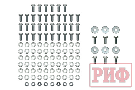 Пороги РИФ силовые Mitsubishi Pajero IV