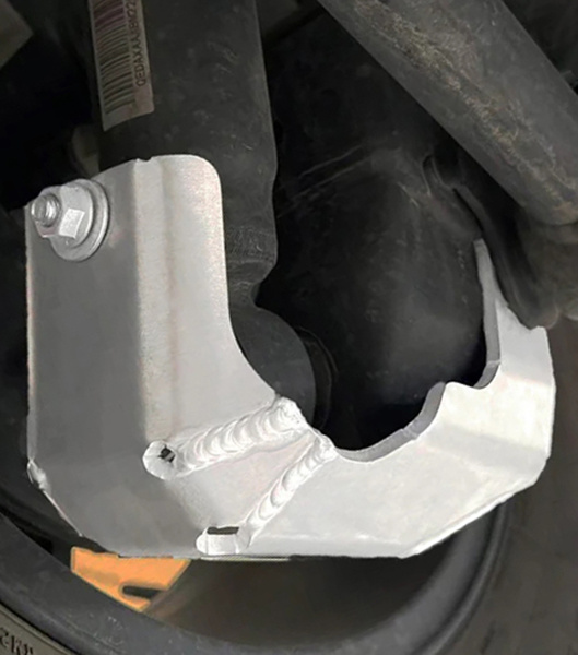 Защита Falcon нижних креплений амортизаторов для TANK 300, бензин 2.0T (2020+), алюминий, 5 мм