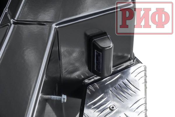 Бампер РИФ силовой задний Mitsubishi L200 2019-2022 с квадратом под фаркоп