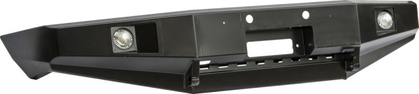 Бампер РИФ передний Nissan Navara D40 с доп. фарами без кенгурина до 2009