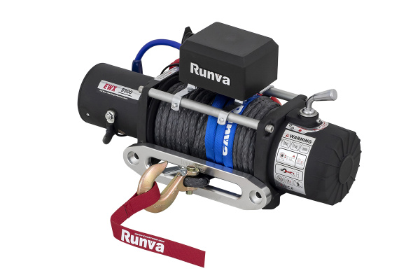 Лебёдка электрическая 24V Runva EWX9500SSR24V 4350 кг (синтетический трос)