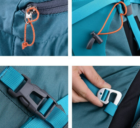 Рюкзак туристический Naturehike 45 л, черный