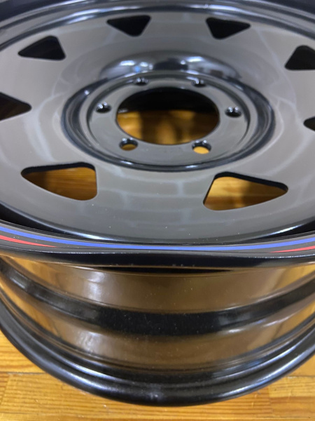 Диск усиленный стальной черный 6x139,7 8xR18 d110 ET+20 (треуг.)