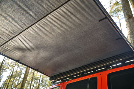 Маркиза автомобильная РИФ 2,5х2,5 м, черная