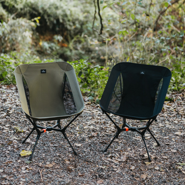 Кресло туристическое Naturehike Yamami YL01 складное, 55х54х73,5 см, до 180 кг, серое