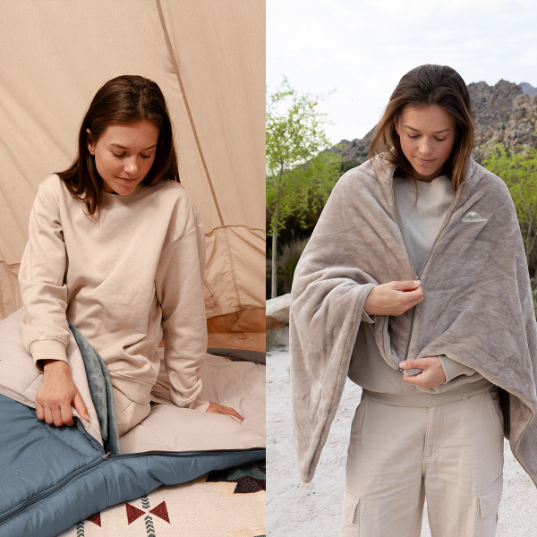 Мешок спальный Naturehike Envelope M400 с подогревом, (190+30)х80 см, (правый) (ТК: -1C), коричневый