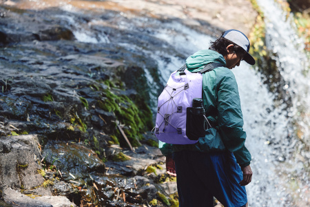 Рюкзак туристический Naturehike 18 л, ПВХ, фиолетовый
