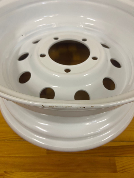 2 Диск усиленный УАЗ стальной белый 5x139,7 7xR16 d110 ET-19 (уценка)