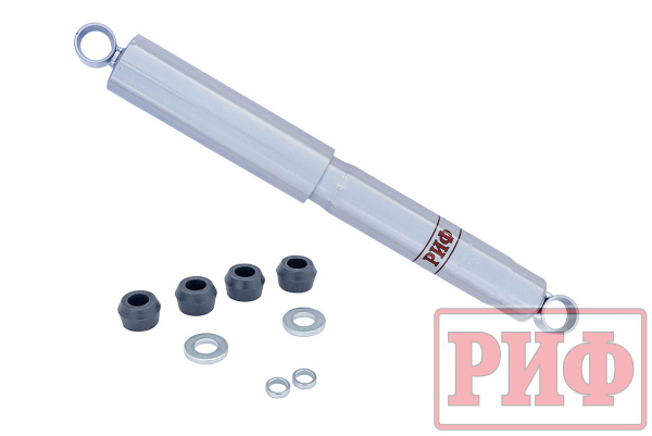 Амортизатор РИФ задний газовый Toyota Hilux 2005-2014, LC 60-70 (рессорная подвеска) лифт 0-45 мм