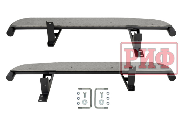 Пороги РИФ силовые Nissan Patrol Y61 2004+ (АКПП)