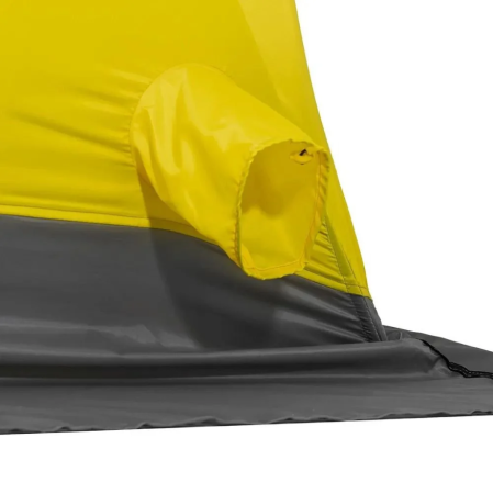 Палатка зимняя PREMIER Куб-3 желтый/серый