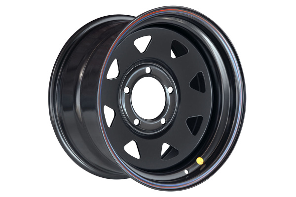 Диск усиленный Тойота Ленд Крузер 100/105 стальной черный 5x150 9xR17 d113 ET-24 (треуг. мелкий)