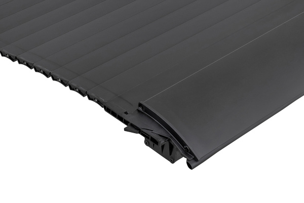 Крышка кузова РИФ для Great Wall Poer, роллета раздвижная 1575х1590 мм, алюминиевая, черная