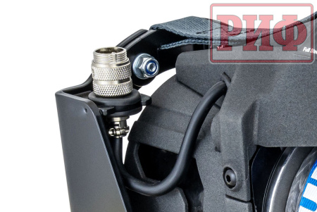 Лебёдка переносная РИФ 6000FSR c площадкой, синтетический трос