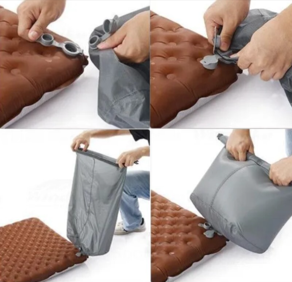 1 Коврик надувной Naturehike 196х64х8 см, оранжевый 1 Коврик надувной Naturehike 196х64х8 см, оранжевый