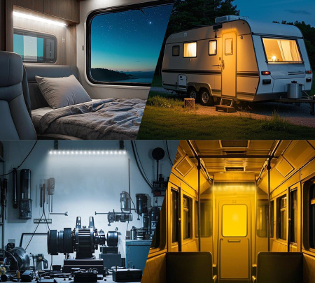 Фонарь кемпинговый AURORA 60 см 9W