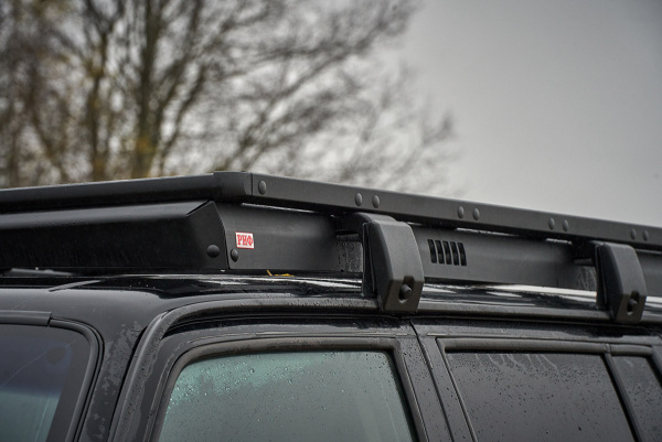 Багажник экспедиционный (платформа) алюминиевый РИФ 1250x2080 мм для Nissan Patrol Y61 2004+ (с крепежом)