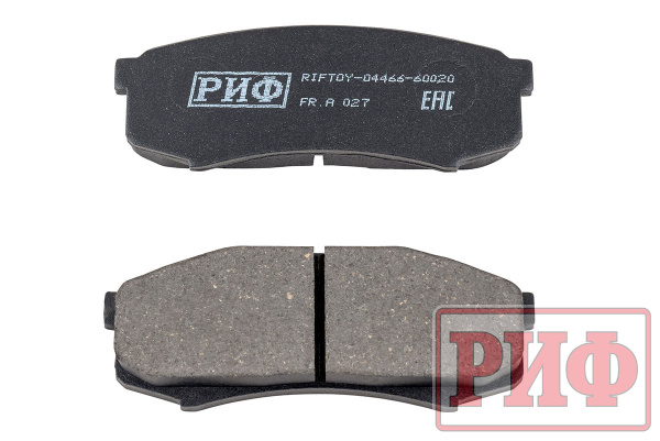 Колодки тормозные задние РИФ Toyota LC120,Mitsubishi Pajero 3, 4