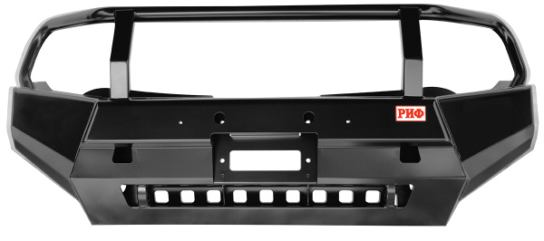 Бампер РИФ силовой передний Mitsubishi L200 2015-2019 с защитной дугой и защитой бачка омывателя