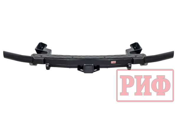Бампер РИФ силовой задний Renault Duster 2021+ c квадратом под фаркоп