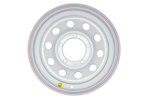 Диск УАЗ крашеный белый 5x139,7 7xR15 d110