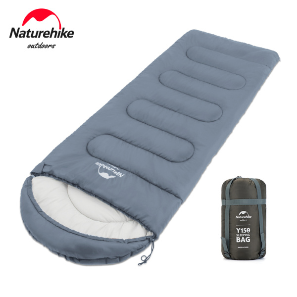 Мешок спальный Naturehike Y150L, 220х85 см, (левый) (ТК: +11C), синий