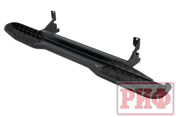 Пороги РИФ силовые Toyota Land Cruiser Prado 150 (чёрные)