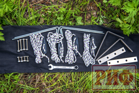 Маркиза автомобильная РИФ веерная 3,0х3,0 м (левая)