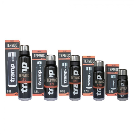 4 Термос TRAMP Expedition line 0.9 л., Черный