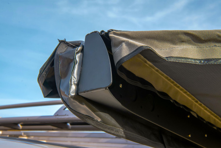 Маркиза автомобильная РИФ веерная, безопорная 2,3х2 м (левая)