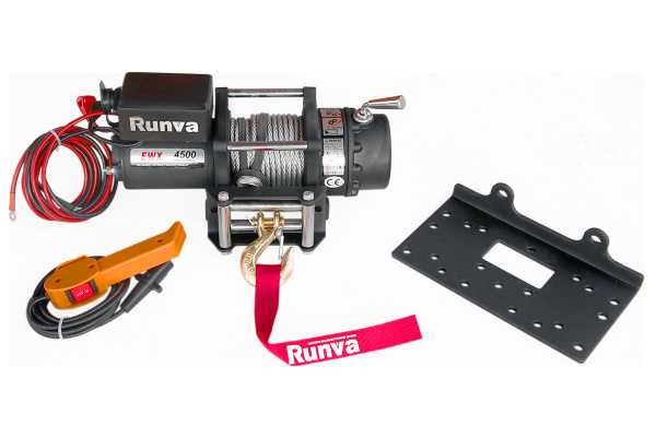 Лебёдка электрическая 12V Runva EWX4500U 2040 кг