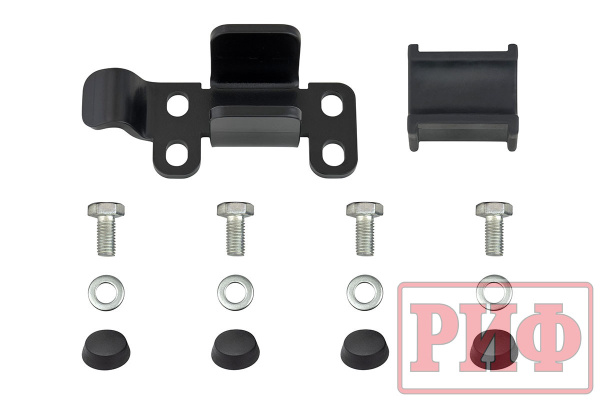 Бампер РИФ силовой задний УАЗ Хантер с фонарями, калиткой, возмож. установ. фаркопа, лифт 65 мм