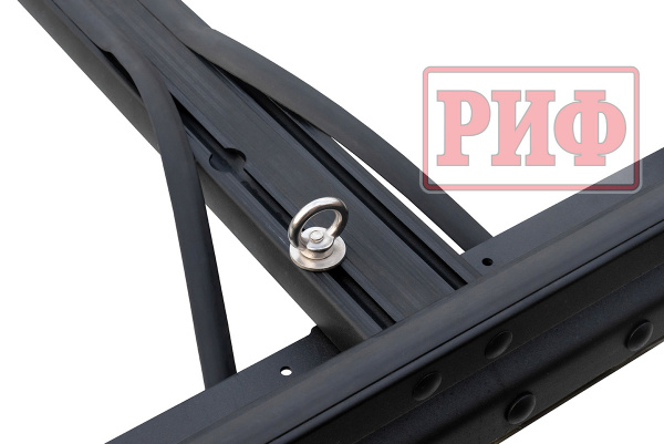 Багажник экспедиционный (платформа) алюминиевый РИФ 1250х1690 мм для Suzuki Jimny 2018+ (с крепежом)