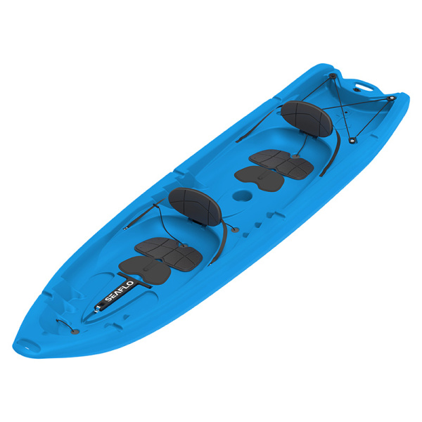 Каяк SEAFLO Explorer XL семейный 2+2, 11,2 (340 см), тип Sit-On-Top, синий (уценка)