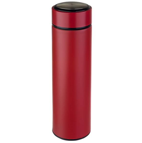 Термос PERFEO 450 мл, с термодатчиком, красный