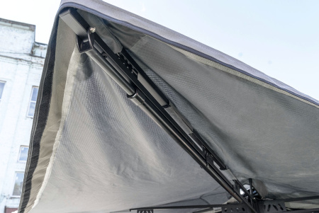 Маркиза автомобильная РИФ веерная, безопорная 2,3х2 м (правая)