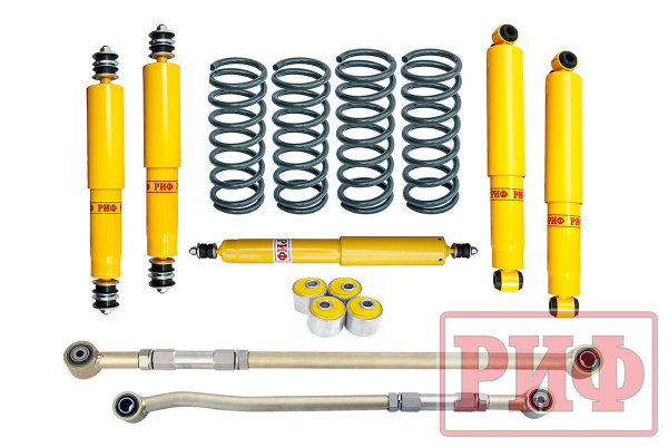 Лифт-комплект РИФ Nissan Patrol Y60 и Y61 до 2000 года жесткий лифт 50 мм (правый руль)