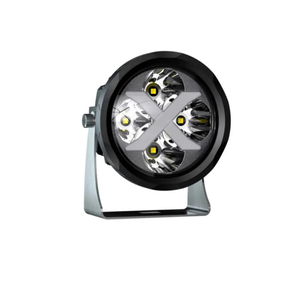 Светодиодные фары рабочего света AURORA 102 мм 40W c RGB подсветкой (комплект 2 шт)