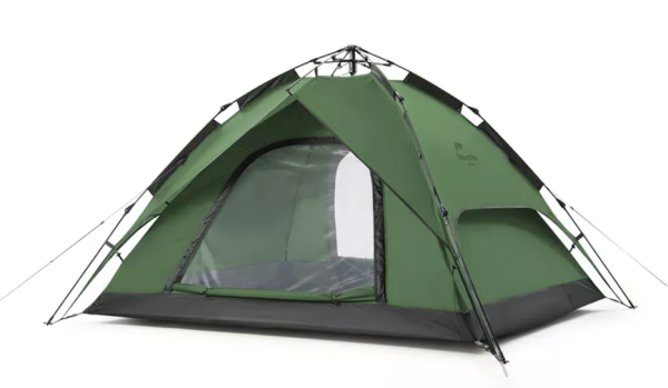 Палатка Naturehike 4-местная, быстросборная, зеленая