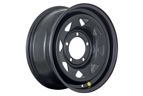 Диск усиленный УАЗ стальной черный 5x139,7 7xR16 d110 ET+25 (треугольник мелкий)