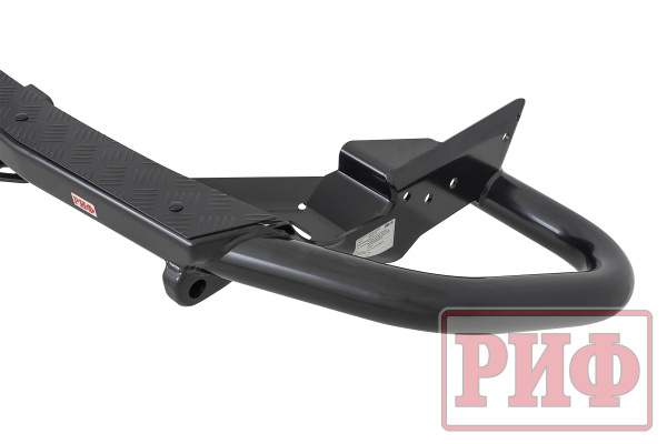 Бампер РИФ силовой задний Haval H5 2019-2021 c квадратом под фаркоп