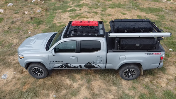 Силовой каркас-кунг Baja Racing (тип Т) с 2-мя большими боковыми ящиками Ford F-150, Toyota Tundra