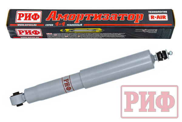 Амортизатор РИФ задний газовый Mitsubishi Pajero III, IV 2000+ штатный и лифт 0-40 мм