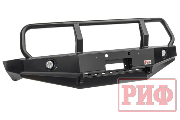 Бампер РИФ передний Toyota LC105 с доп. фарами