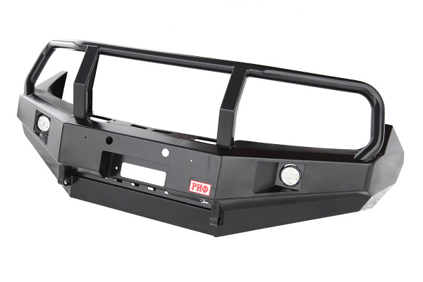 Бампер РИФ передний Nissan Navara D40/Pathfinder R51 2010+ с доп. фарами и кенгурином