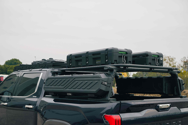 Силовой каркас-кунг Baja Racing (тип Т) с 2-мя малыми рыбацкими ящиками Mitsubishi L200, Isuzu D-MAX, Nissan Navara