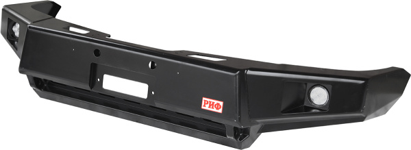 Бампер РИФ силовой передний ГАЗ Соболь с доп. фарами стандарт