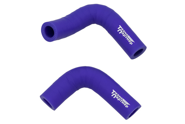 Патрубки печки ВАЗ 21214 Нива (к-т 2 шт) силикон армир